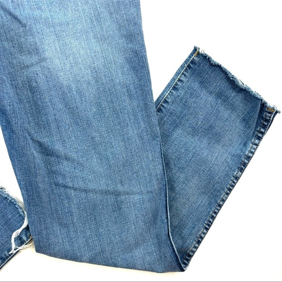 MADEWELL 10” Highrise Skinny Med Wash Faded Distress Stretch Ankle Jeans (27) - Picture 10 of 15